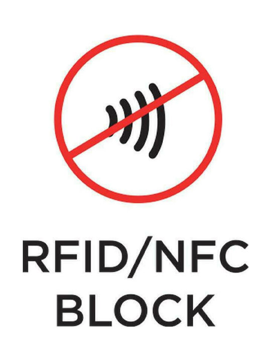 Chess Portofel bărbătesc Carduri cu RFID Maro