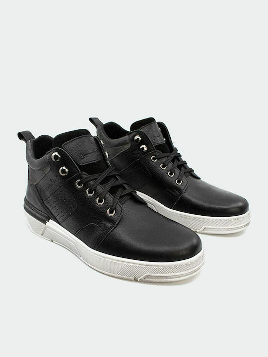 Leather Black Men's Boots