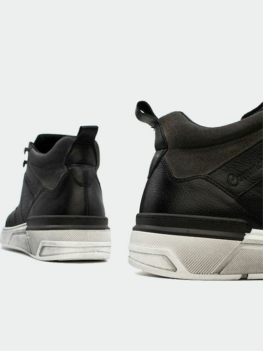 Leather Black Men's Boots