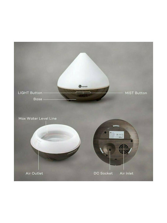 TaoTronics Led Aromatherapy Diffuser TT-AD002 with Timer Brown 300ml