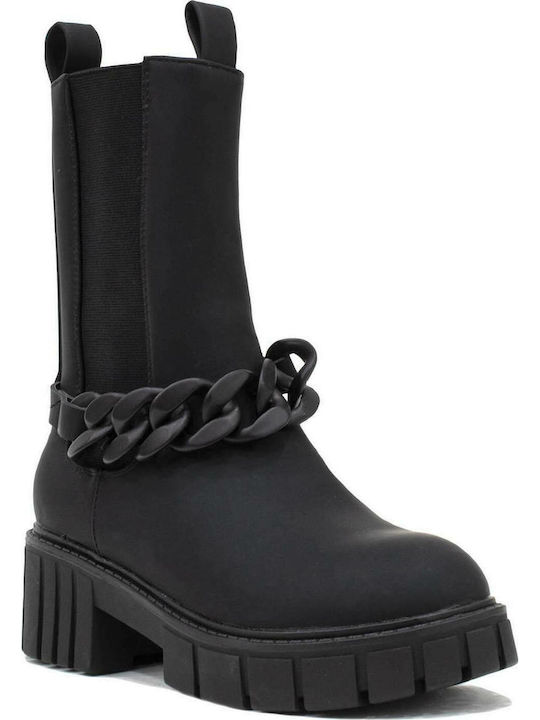 Κανδυλης SJ566 Women's Ankle Boots Black