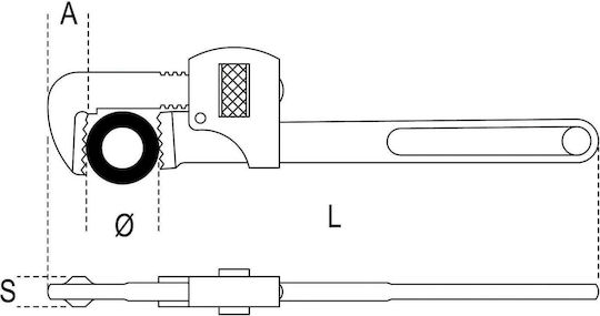 Beta Κάβουρας Υδραυλικών 1½" 250mm