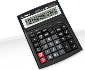 Canon WS-1610T Calculator 16 Cifre în Culoarea Negru 1buc