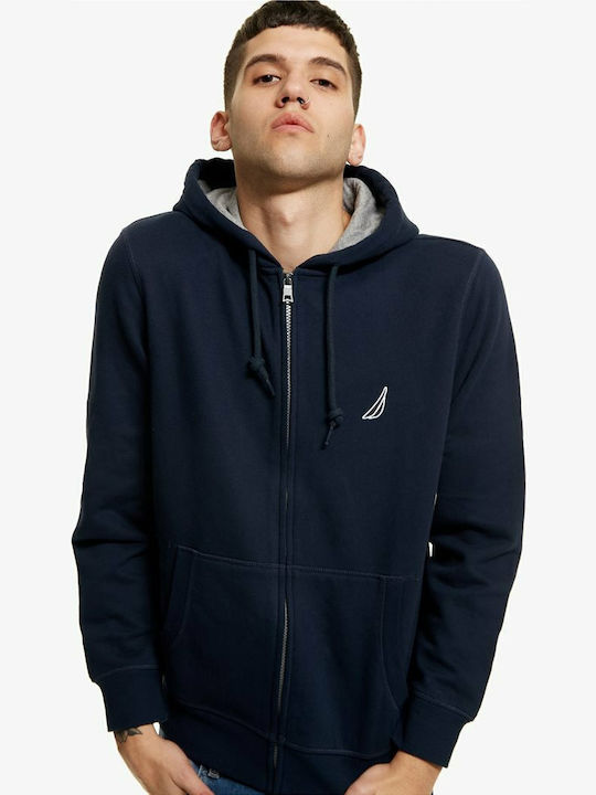 Sweatshirt with Hood Navy