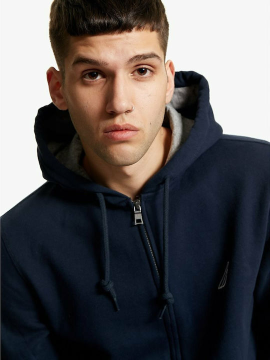 Sweatshirt with Hood Navy