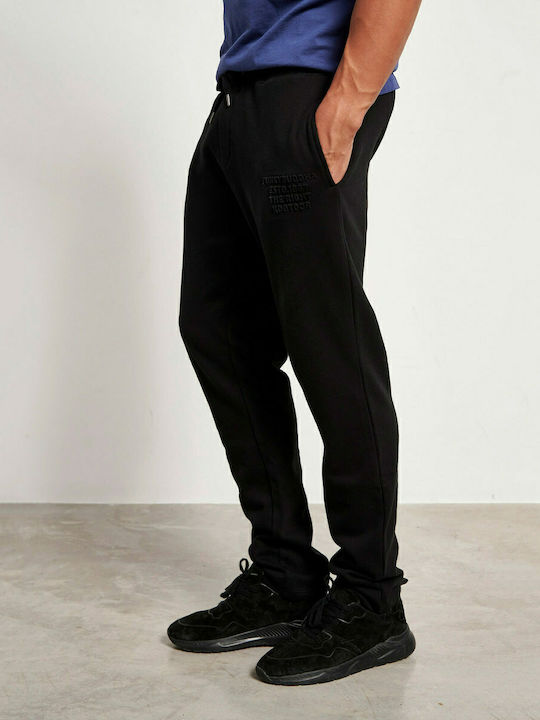 FBM004-02202 Men's Sweatpants with Rubber Black
