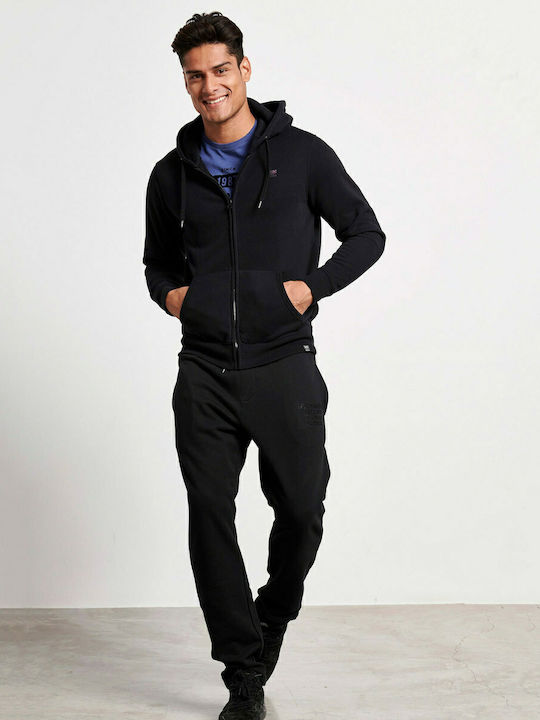 FBM004-02202 Men's Sweatpants with Rubber Black