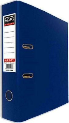 Skag Basic Arc Ring Binder 8/32 for A4 Paper with 2 Rings Blue