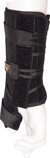 Medical Brace MB.3025 Universal Spica Wrist Splint 20cm with Thumb Left Side Black