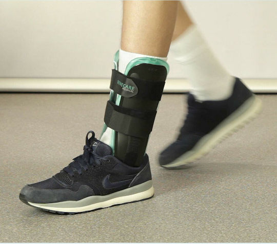E-Life Bracing Air Gel Premium Ankle Регулируем Сплит Глезен в Черен Цвят
