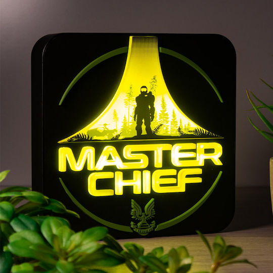 Numskull Kids Decorative Lamp Master Chief Mounted 3D Black 5.5εκ.