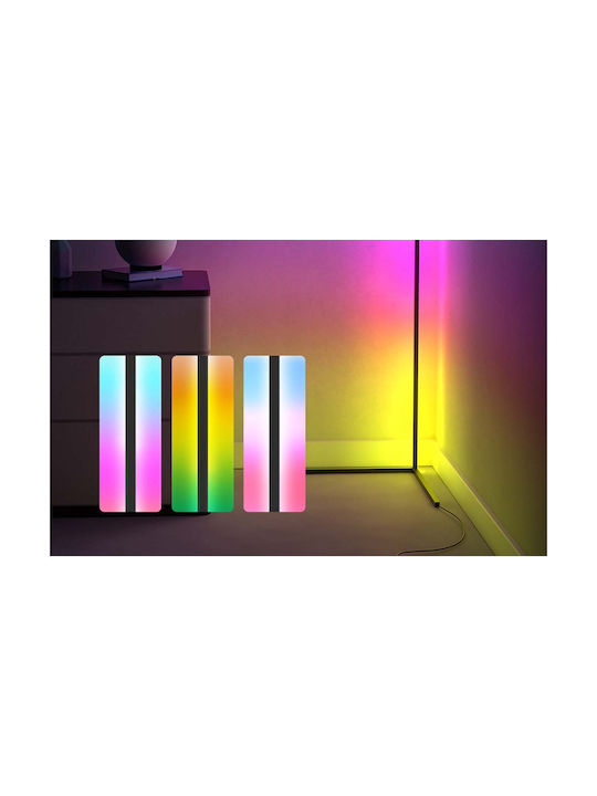 BlitzWolf LED Stehleuchte H142xB56cm. mit RGB Licht Mehrfarbig
