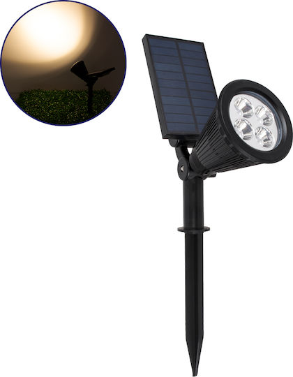 GloboStar Spiked Solar Light Warm White 3000K with Motion Sensor and Photocell IP67