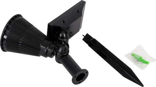 GloboStar Καρφωτό Ηλιακό Φωτιστικό 8W 800lm Θερμό Λευκό 3000K με Φωτοκύτταρο IP67