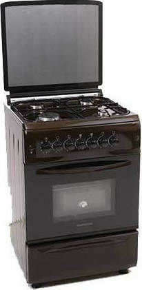 Ferre F6T40G2-BR Gasherd 64Es B60cm. Coffee