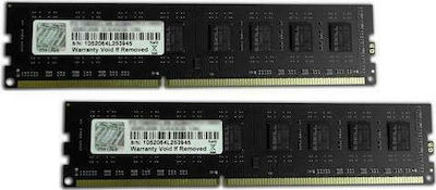 G.Skill 4GB DDR3 RAM με 2 Modules (2x2GB) και Ταχύτητα 1333 για Desktop