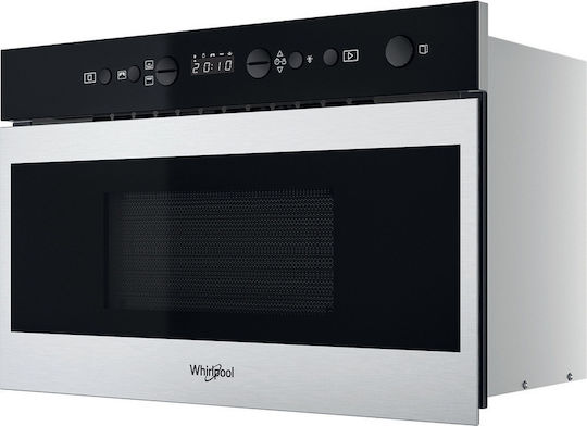 Whirlpool Εντοιχιζόμενος Φούρνος Μικροκυμάτων με Grill 22lt Inox