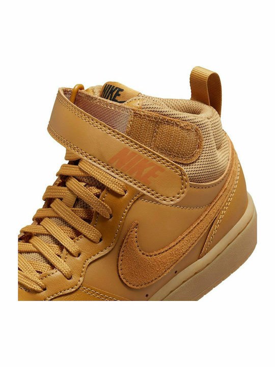 Court Borough Παιδικά Sneakers High με Σκρατς Ταμπά
