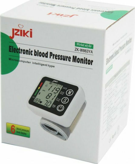 LTC Jziki Electronical Blood Pressure Monitor Wrist ZK-W863YA