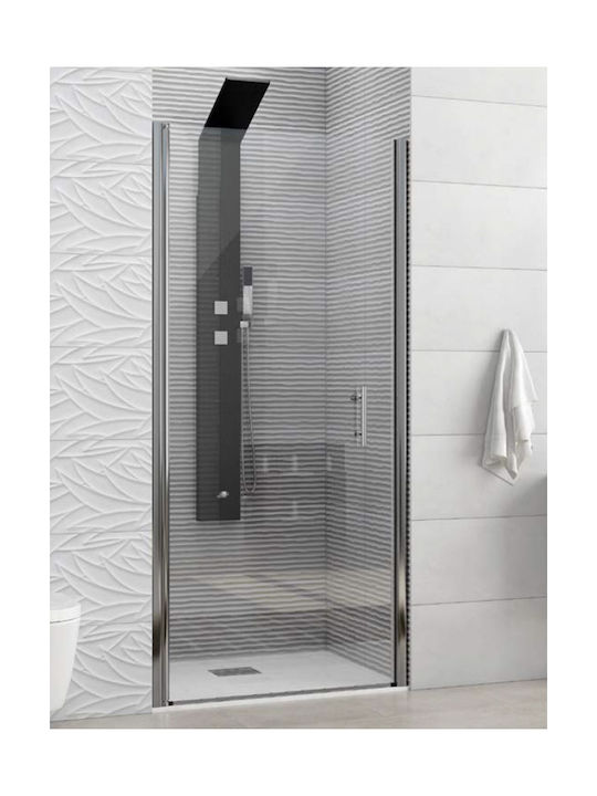 Karag S 28 Porta S28P80 Shower Screen for Shower with Hinged Door 80x190cm Clear Glass