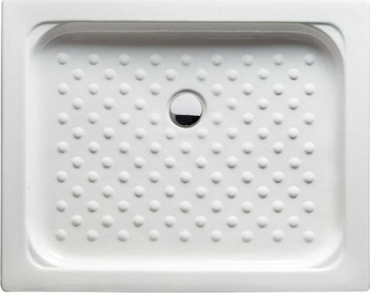 Tema Dusuri Porțelanate Rectangulare 72x90cm Albe