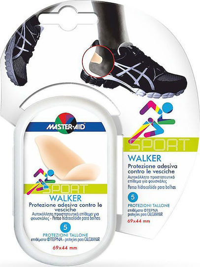 Master Aid Sport Walker Foot Pads for Blisters 5 Pieces