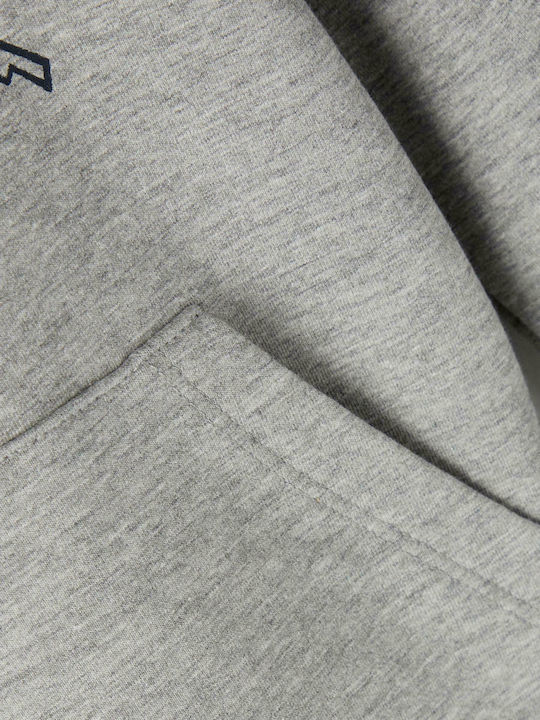 Fleece Kinder-Sweatshirt mit Taschen Gray