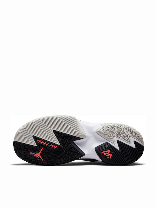 One Take 3 Χαμηλά Μπασκετικά Παπούτσια Black / White / Grey Fog / Bright Crimson