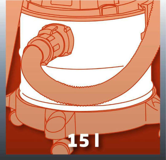 Einhell 1815 Aspirator Lichide / Solide 1250W Recipient 15lt