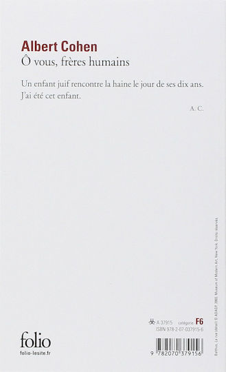 O Vous Freres Humains