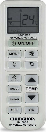 Chunghop Universal K-108ES Air Conditioner Remote Control