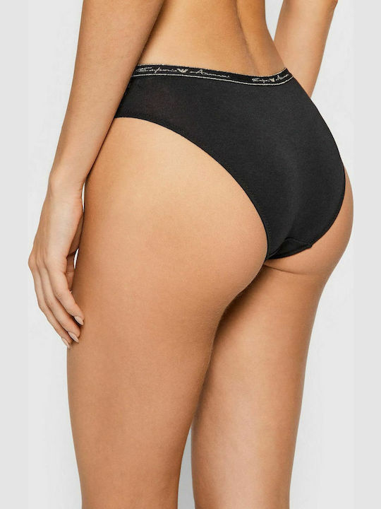 Βαμβακερά Γυναικεία Slip 2Pack Μαύρα