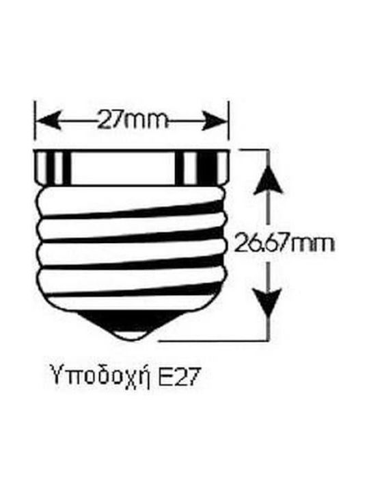 Heronia UT-25AP Rope Vintage Φωτιστικό Τοίχου με Ντουί E27 σε Καφέ Χρώμα Πλάτους 15cm