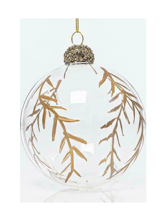 Eurolamp Christmas Glass Ball Ornament Transparent 8x8cm 4pcs