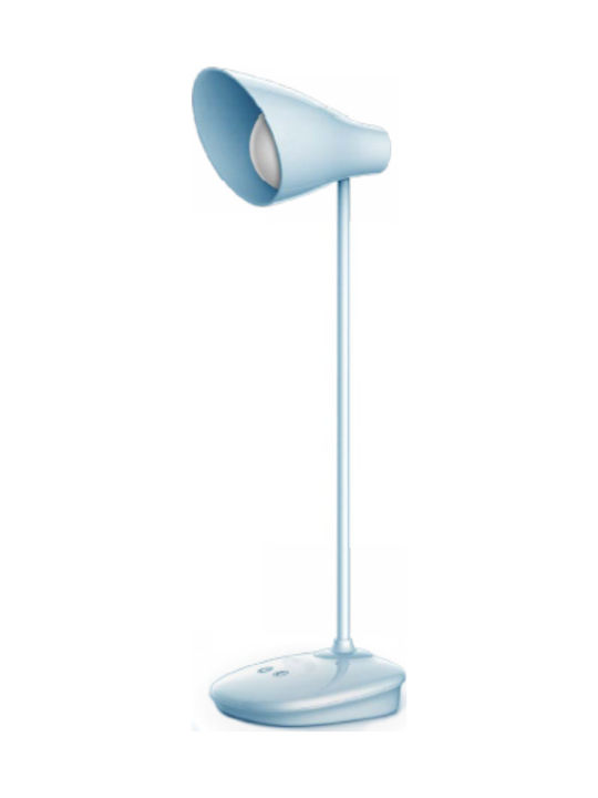 Lucas 2543 Rechargeable LED Office Lamp in Light Blue Color