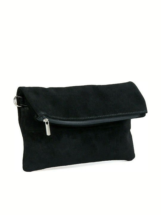 Leather Women's Clutch Black