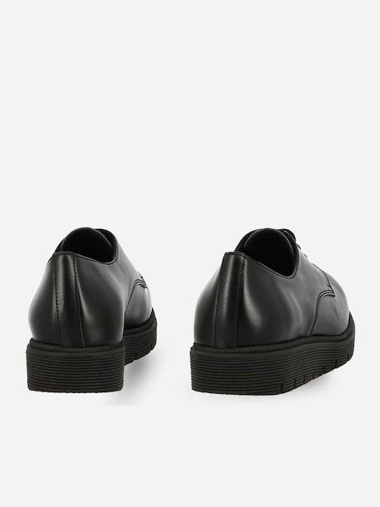 Oxfords pentru femei în Negru Culore