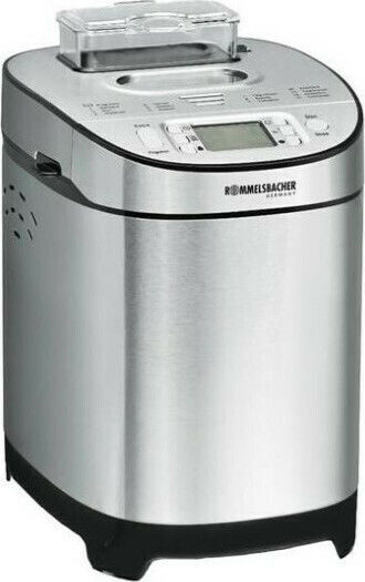 Rommelsbacher BA 550 Brotbackautomat mit 550W Leistung und 900gr Kapazität mit 13 Programmen