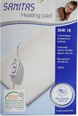 Sanitas SHK General Use Heating Pad White 40x30cm
