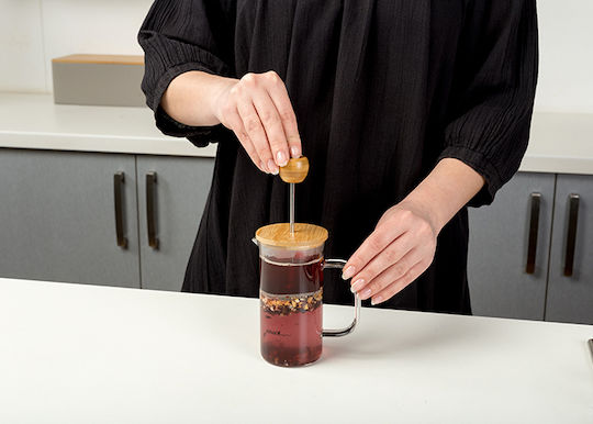 Nava Terrestrial Hand Filter Coffee Maker Stainless Steel Brown Coffee 600ml