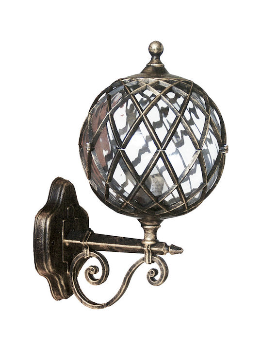 Heronia LP-520AK Wall-Mounted Outdoor Lantern IP23 E27 Bronze