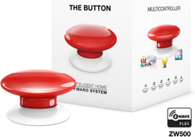 Fibaro Button Push Buttons for Alarm System Κόκκινο