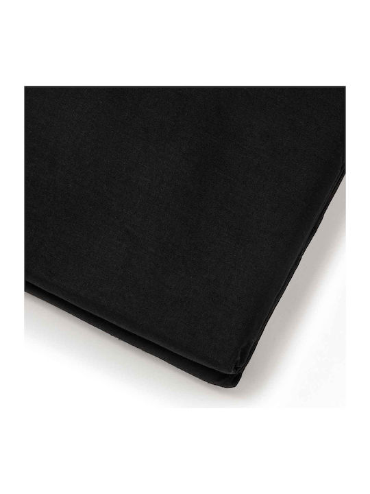 Melinen Sheet Sets Single with Elastic 100x200+32cm. Urban Black 3pcs