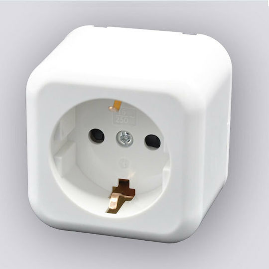 Eurolamp Power Socket White 1pcs