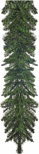 JK Home Decoration Crăciun Ghirlande Plastică Verde 270x50cm 1buc