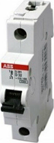 Abb SH201T-B32 1-Pole Automatic Circuit Breaker 32A 3kA Καμπύλη B 70313