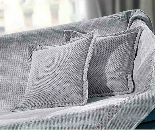 Guy Laroche Rubicon Three-Seater Sofa Throw 170x300cm Silver