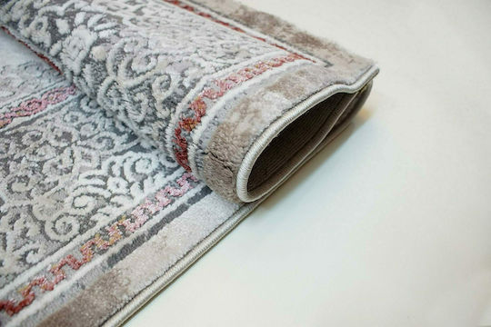 Tzikas Carpets Elements Σετ Χαλιά Κρεβατοκάμαρας Elements Γκρι-ροζ 159-0-355-33116-955 2τμχ