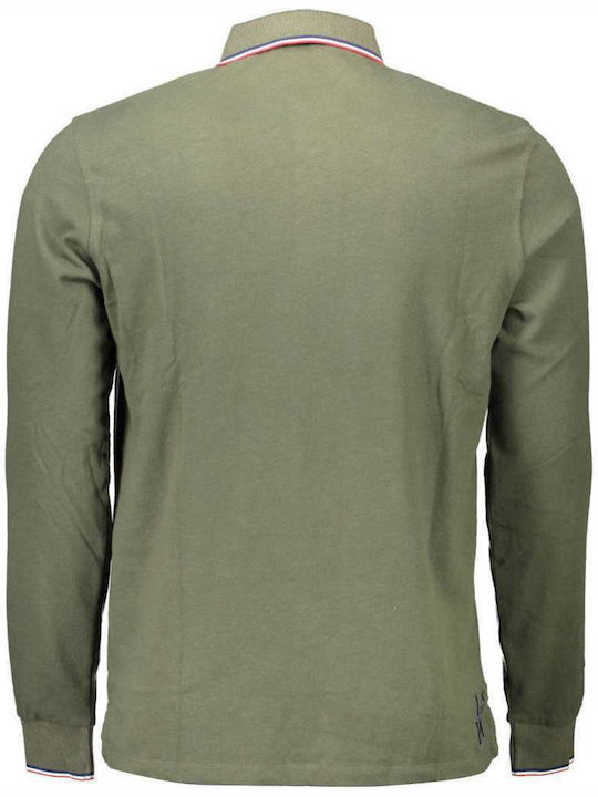 U.S. Polo Assn. Men's Long Sleeve Blouse Polo Green