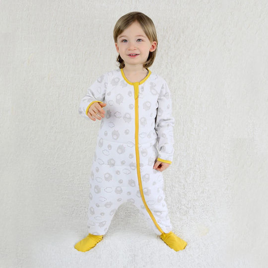 Owli Iarna Sac de dormit cu picioare Sheep 2.7 tog Yellow